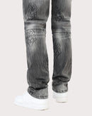Grindhouse Straight Fit Spider Rhinestone Denim Jeans