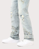 Grindhouse Straight Fit Western Studded Jeans