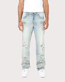 Grindhouse Straight Fit Western Studded Jeans
