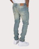 Grindhouse Vintage Ripped With Bleach Denim Jeans