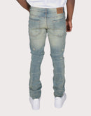 Grindhouse Vintage Ripped With Bleach Denim Jeans