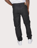 Grindhouse Black Cargo Waxed Pants