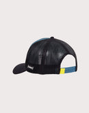 TEXTISS USA Capslab Panther Trucker Snapback Hat-DK Blue/Black