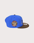 New Era MLB Texas Rangers 9FIFTY Royal Crown Snapback Hat