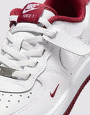 Nike Air Force 1 Low EasyOn LV8 3 Preschool Boys' "White/Team Red"