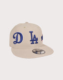 New Era MLB Los Angeles Dodgers 9FIFTY 3 Logo Snapback Hat