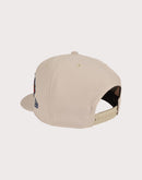 New Era Atlanta Braves 9FIFTY 3 Logo Snapback Hat-Tan/Blue
