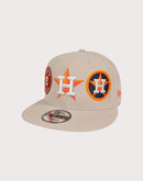 New Era MLB Houston Astros 9FIFTY 3 Logo Snapback Hat