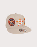 New Era MLB Houston Astros 9FIFTY 3 Logo Snapback Hat