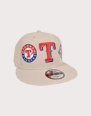 New Era MLB Texas Rangers 9FIFTY 3 Logo Snapback Hat