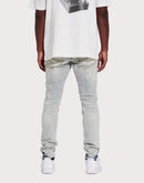 THE LEVERAGE Atlantic Slim Fit Distressed Denim Jeans
