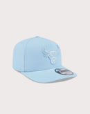 New Era NBA Chicago Bulls 9FIFTY A Frame Flood Snapback Hat-Light Blue