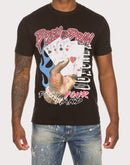 Akoo Four Of A Kind Black Tee