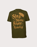 Blac Leaf Stay Strong Olive Tee