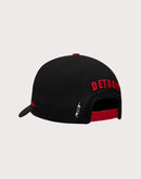 Central Mills Men’s Pro Standard Detroit Red Wings Loyalty Pinch Snapback Hat-Black/Red