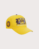 Central Mills Pro Standard Los Angele Lakers Loyalty Pinch Snapback Hat-Yellow