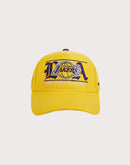 Central Mills Pro Standard Los Angele Lakers Loyalty Pinch Snapback Hat-Yellow
