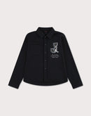 Jordan Court Of Legends Long Sleeve Big Boys' Black Shirt