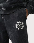 True Religion Mineral Wash Buddha Face Joggers