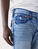True Religion Ricky Rope Stitch Flap Straight Fit Denim Jeans