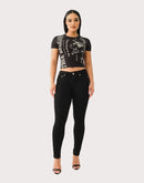 True Religion Heritage Logo Baby Tee