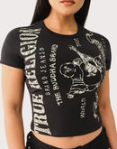 True Religion Heritage Logo Baby Tee