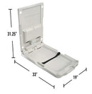 Alpine Industries ALP411-V Vertical Baby Changing Station-White