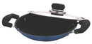 Vinod Appachetty Non Stick Appam Pan with Steel Lid, 215mm