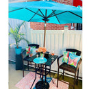 Lyon 2023| 9 Feet Patio Umbrella With Push Button Tilt and Crank