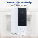 AW-RB05 Alkaline PH+ Reverse Osmosis Water Filter 800 GPD Tankless Under-Sink RO System-Black