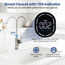 AW-RB05 Alkaline PH+ Reverse Osmosis Water Filter 600 GPD Tankless Under-Sink RO System-Black