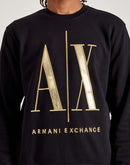 Armani Exchange Icon Logo Crewneck Sweatshirt