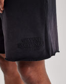 Armani Exchange Embroidered Logo Fleece Shorts