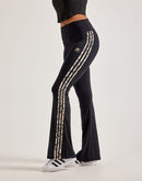 Adidas Leopard Luxe 3-Stripes Flared Leggings
