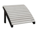 Berlin Gardens, Adirondack Footstool, Seashell on Black