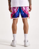 Almighty Nyc Paint Splat Mesh Shorts