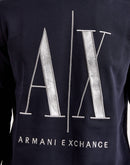 Armani Exchange Icon Logo Crewneck Sweatshirt