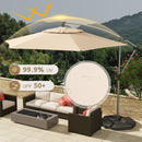 Malta 10ft Cantilever Umbrella | Abba Patio