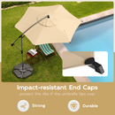 Malta 10ft Cantilever Umbrella | Abba Patio