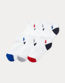 Polo Ralph Lauren Polo Youth Sport 6-Pack Cute Heel Socks