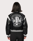 Grindhouse Rhinestone Varsity Black Jacket