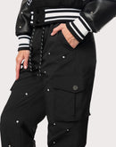 Grindhouse Rhinestone Black Pants