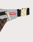 Sprayground Checkered Tear Crossbody Bag
