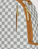 Sprayground Graffiti Embossed Check Backpack