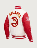 Pro Standard NBA Atlanta Hawks Retro Classic Rib Wool Varsity Jacket