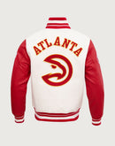 Pro Standard NBA Atlanta Hawks Retro Classic Rib Wool Varsity Jacket