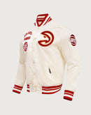 Pro Standard NBA Atlanta Hawks Retro Classic Rib Satin Jacket