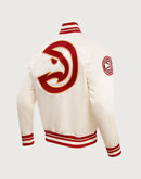 Pro Standard NBA Atlanta Hawks Retro Classic Rib Satin Jacket