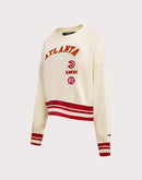 Pro Standard NBA Atlanta Hawks Retro Classic Rib Crewneck