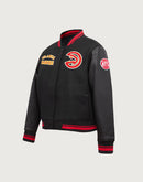 Pro Standard NBA Atlanta Hawks Retro Classic Rib Wool Varsity Jacket